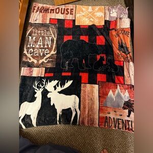 Red and Black Plaid Adventure Blanket